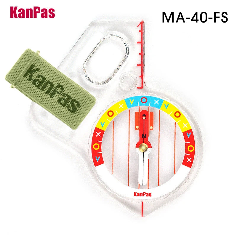 KANPAS Basic Competition Orienteering Thumb Compass, MA-40-FS