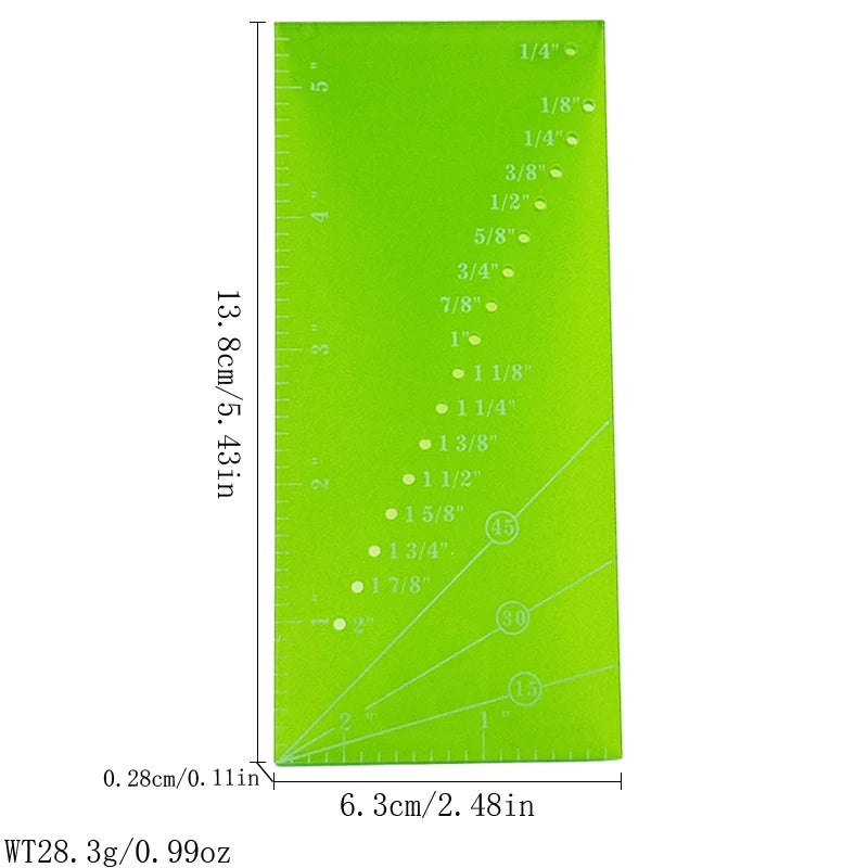 Yokoyama Acrylic Sewing Ruler For Patchwork Measuring Drawing Dressmaker Yardstick DIY Craft Quilting Cutting Accessories Tool