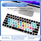 Ableton Live Avid Pro Tools Final Cut Pro X PS Hotkey Functional Keyboard Cover US Layout for Magic Keyboard A1644 MLA22B/A