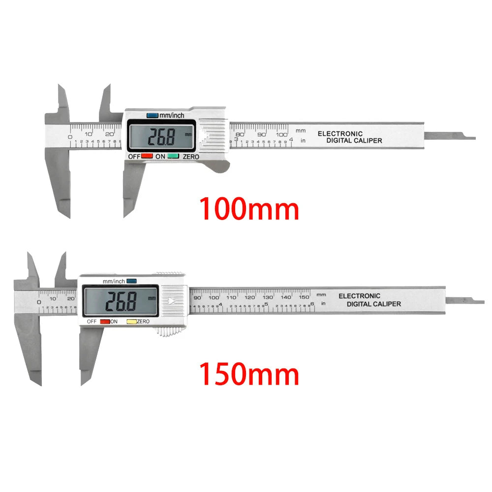Caliper Measuring Tool Digital Caliper 100mm 150mm Digital Micrometer Measuring Tool Depth Ruler Messschieber Paquimetro