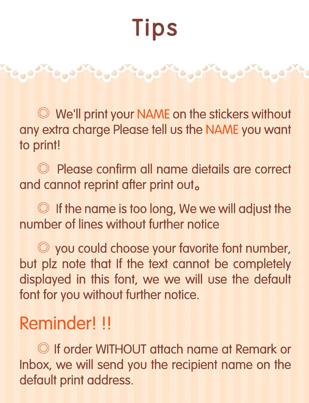 Custom Hebrew Waterproof Self-adhesive Baby Name Sticker Personalized Kids School Label Kindergarten Stationery Tag
