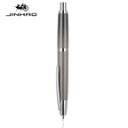 JINHAO 10 Press Fountain Pen Retractable EF/F Nib Metal With Clip Writing Ink Pen Converter School Supplies Stationery PK A1 A2