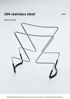 Cafe Drip Bag Coffee Holder,Stainless Steel Coffee Filter Holder,Outdoor Japanese Style Hanging Ear Coffee Holder,Portable Stand