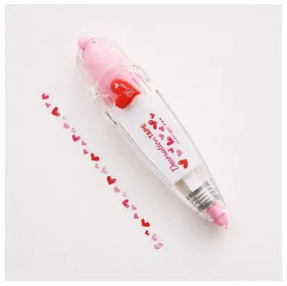 1 pc Kawaii Animals Mechanical Decorative Correction Tape Corrector Diary Diy Journal Art Supplies Gift Accessories School