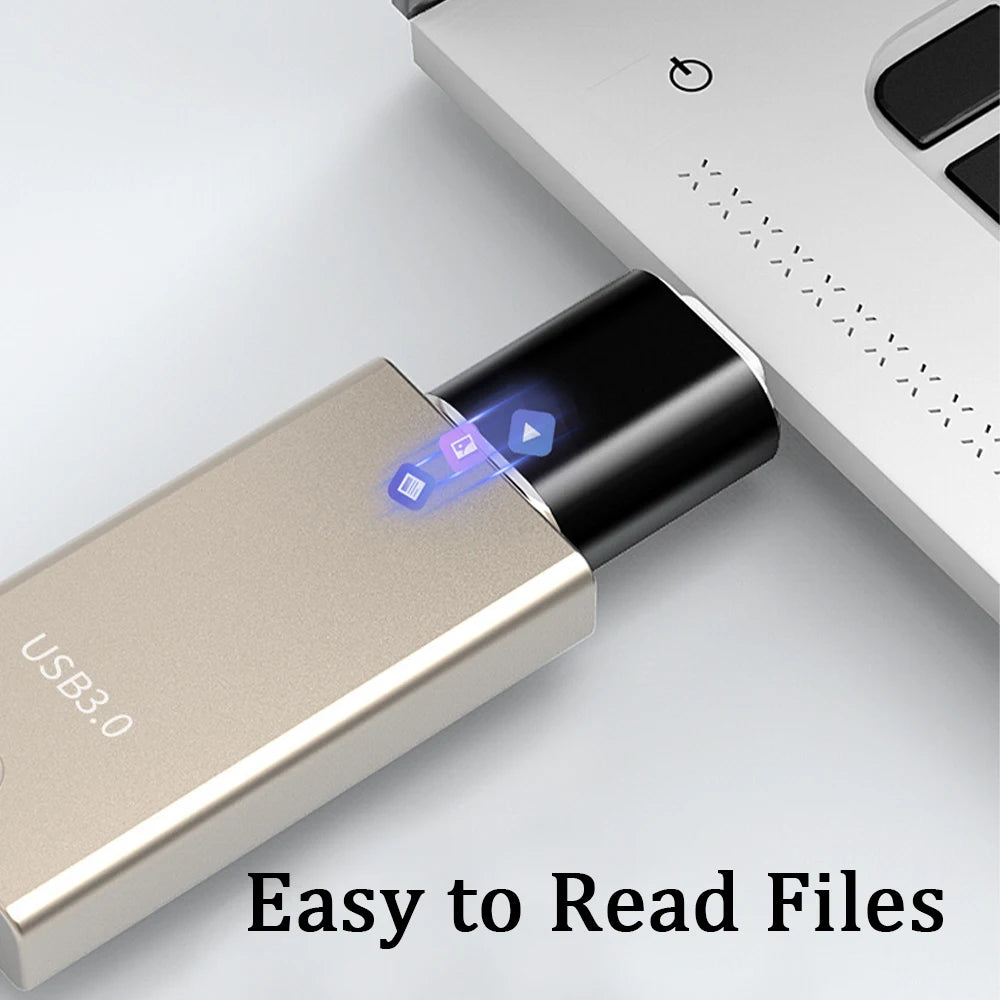 Type C To USB 3.0 Adapter Metal Charging Stable Data Transmission File Reading Light for Iphone Macbook Xiaomi Samsung Connector