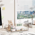 Multi-Purpose Desktop Organizer with Stackable Design, Sturdy Storage Box for A4 Files & Stationery