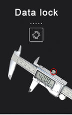 0-150mm Zinc Alloy Digital Caliper Metal Caliper Professional Vernier Caliber Measuring Tools Woodworking Thickness Gauge Depth