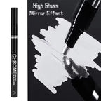 5/1pcs Chrome Pen Marker Mirror Waterproof Paint Repair For Rock Ceramic Glass Metallic Gold/Silver 2mm Nib
