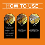 BBQ Grill Cleaner Spray Grease & Char Remover Spray for Grill Oven Pan Heavy Duty Degreaser for Outdoor & Kitchen Cleaning