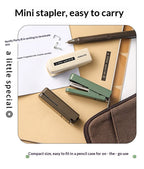 Kokuyo A Little Special 10#Needle Mini Stapler,Strong&Easy Lightforce Effortless Stapling Tool for School,Home,Office,Exam,Files