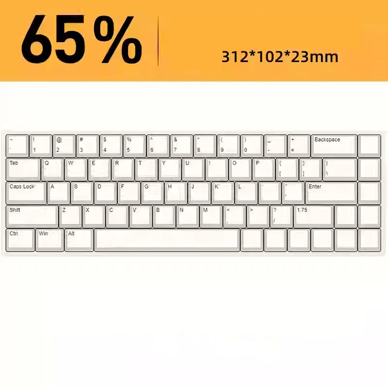 Mechanical Keyboard Dust Cover Acrylic Protecting Shell Hot Bent Compatible With Layout 60 68 87 104 96 WOOTING ROG Azoth IKKI