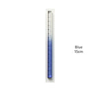 1pcs Colorful Clear Straight Ruler 15cm Four Edges Acrylic Transparent Gradient Lightweight Measuring Tools for Students A7795