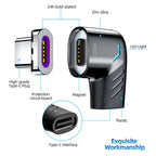 PD 120W Usb C To Type C Magnetic Adapter Fast Charging Magnetic Converter Cable USB C Connector for Macbook IPad Switch Samsung