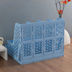 Multi-Layer A4 Document Holder Rack, PP Material Desk Organizer with Storage Box and Bookshelf for Office Supplies, File Rack