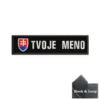 1PC 10cmX2.5cm Custom Name Flag Patch Stripes Badge Iron On Or Hook Loop Estonia Austria Bulgaria Hungary Romanian Ireland