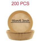 Air Fryer Disposable Paper Liner For Cosori ninja  Square/Round Nonstick Parchment Baking Oven Paper Kitchen Accessories