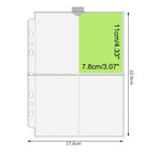 A5 Binder Photocards Magnetic D 3/7 Ring Kpop Photo Album Photocard Holder Collection Book Macaron Binder 1 2 4 Pocket Sleeves