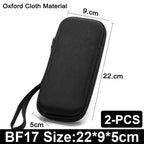 Earphone Data Storage Bag Oval Square Rectangle Cable Organizer Bags Mini Zipper Pouch Tech Gadgets Portable Charger U Disk Case