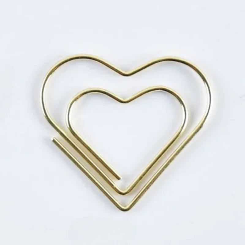 10pcs/set Metal Paperclips Multiple Cartoon Heart Animal Styles Paper Clip Book Scrapbook Planner Page Bookmark Binder Clip