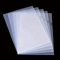 30 Pack PVC L-Shaped A4 Document Folders, Transparent File Envelopes for Office and Home Organization