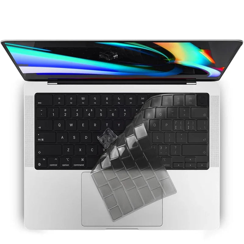 Premium Keyboard Cover For MacBook Air 15 A2941 13.6 A2681 Pro 14 16 inch A2442 A2779 A2918 A2485 A2780 M3 M2 M1 Protector Skin