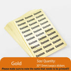 Custom Kawaii Name Tag Sticker Waterproof Stickers Decals Personalized Label for Children School Stationery Bottle