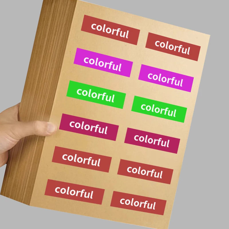 A4/A5 20/50pcs Brown Self-Adhesive Paper Sticker For Inkjet Laser Printer Copier Light Dark Adhesive Backed Kraft Paper  Label
