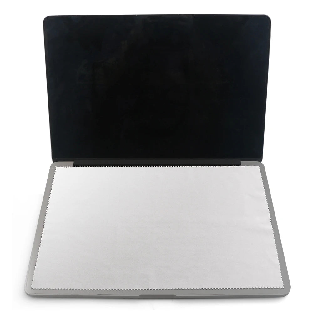 Microfiber Dustproof Cleaning Cloth Notebook Keyboard Blanket Cover Laptop Screen Cleaner Kit for MacBook Pro 13/15/16 Inch Pods