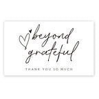 50pcs Thank You For Your Order Card Custom Write Your Business Card Small Business Gifts Decoration Goods Follow Card