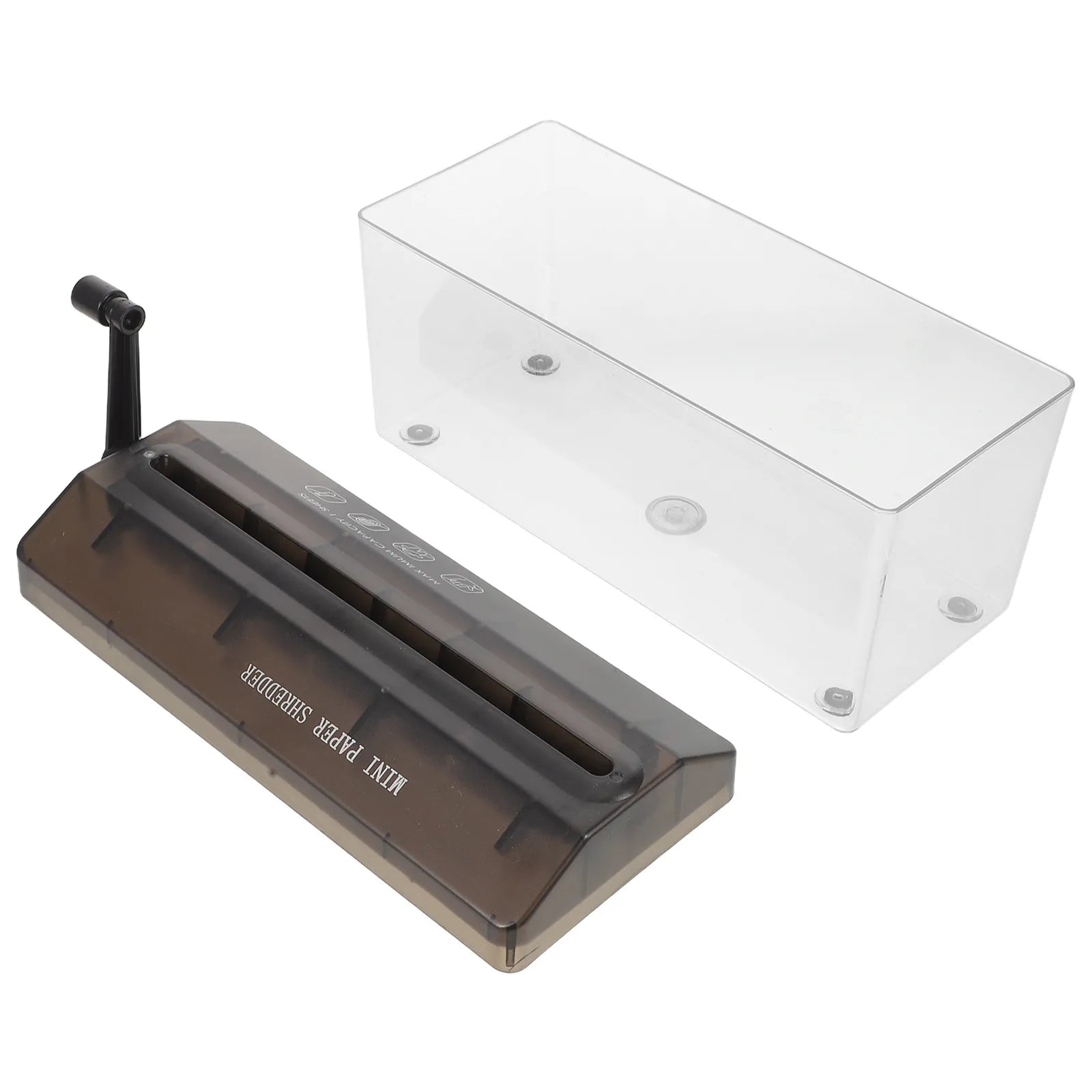 Portable Manual Paper Shredder Compact Desktop Mini Handheld Shredder for Home Office Document Shredding A4 Paper Bills
