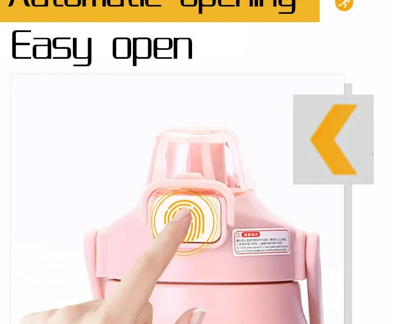 Stainless Steel Thermo Bottle 1.5L Large Capacity Thermo Water Portable 1500ml Vacuum Mug Thermos Insulated Cup 1L Tumbler