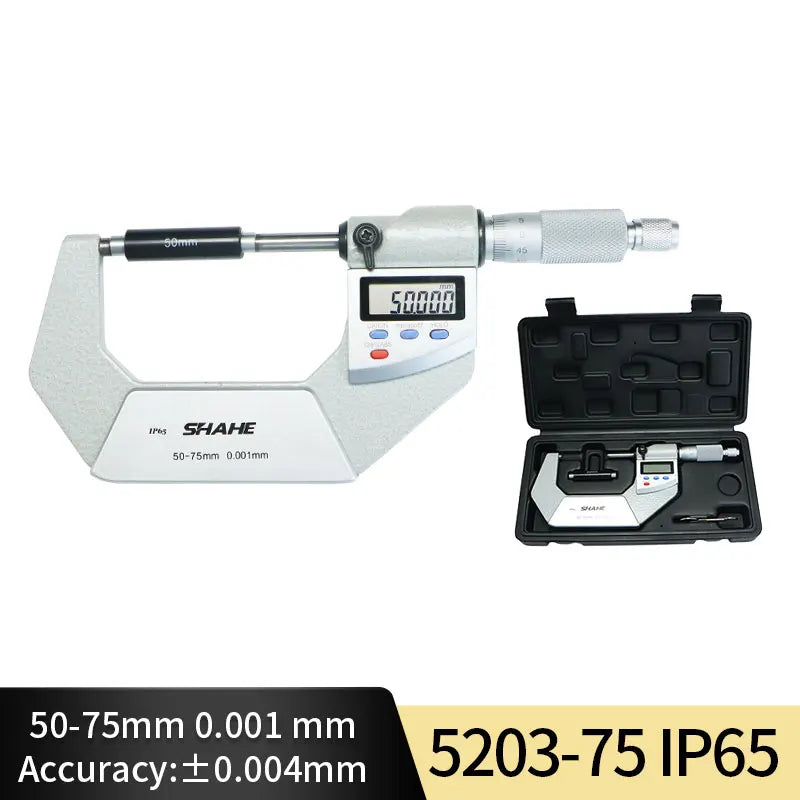 0.001 MM Electronic Outside Micrometer 0-25 MM With Extra Large LCD Screen Digital Micrometer Electronic Digital Caliper Gauge