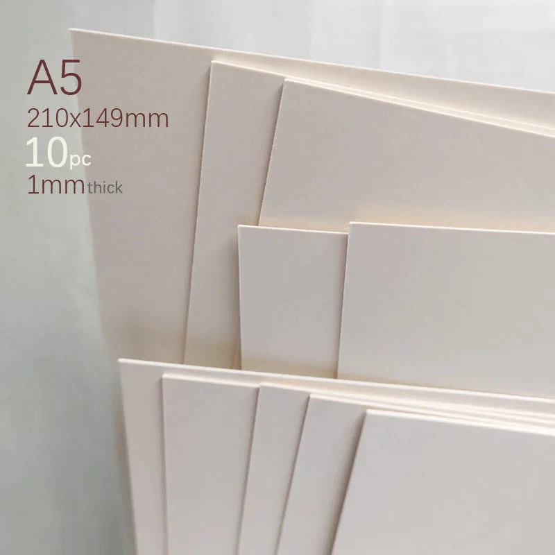 Thick Paper Hard Cardboard 1mm 1.2mm White Kraft 2 Sides Color Diy Handmake Card Making Craft Paper Chipboard Backing Board