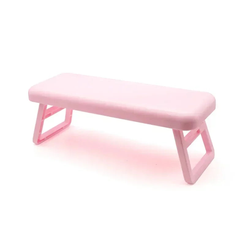 Folding Nail Hand Manicure Rest Arm Stand Pillow Cushion Holder Table Desk Armrest Sponge Support Mat Polish Tool Practice Salon