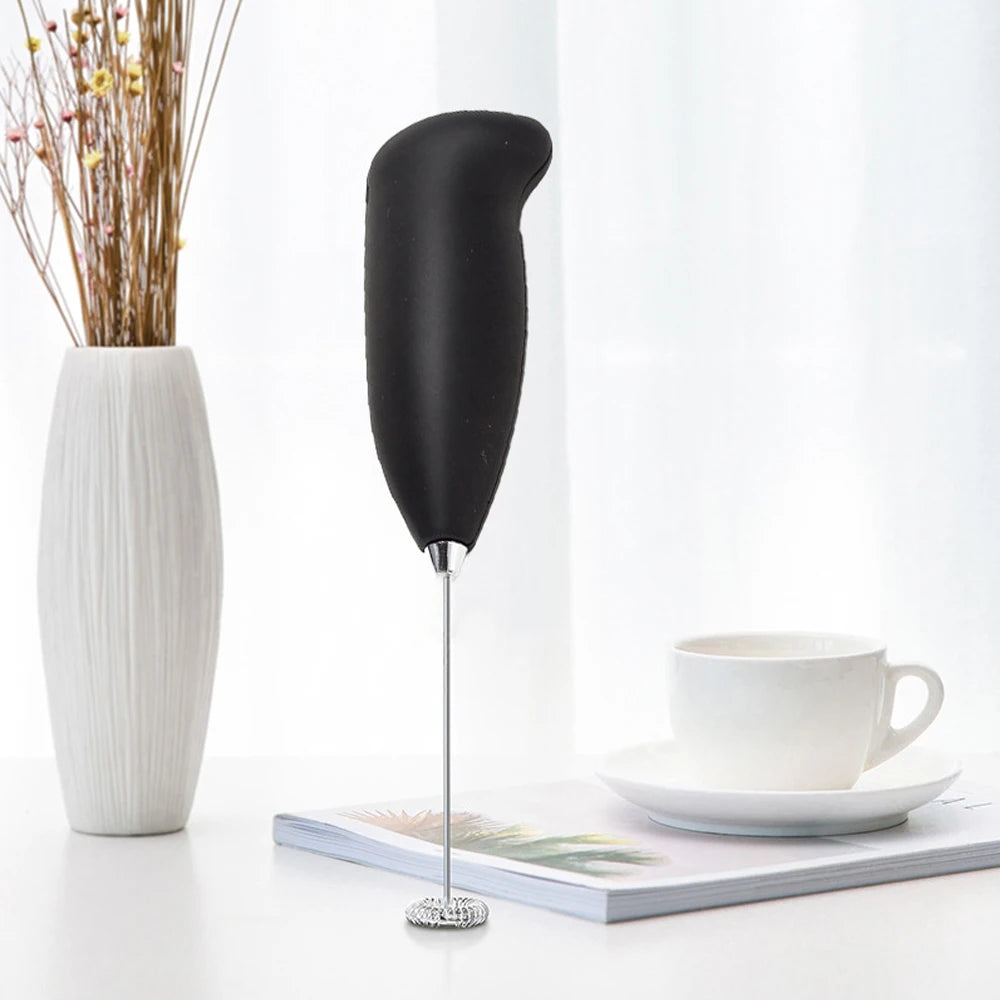 Mini Portable Milk Frother Electric Coffee Foamer Handheld Mixer Egg Beater Cappuccino Stirrer Blenders Home Kitchen Whisk Tool