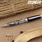 STONEGO Fashion Wallet Pen Short Paragraph Gift Travel Pocket Pen Mini Pocket Short Clip Metal RollerBall Pen Travel Pocket Pen