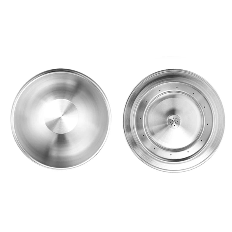 Stainless Steel Reusable Coffeee Pod Capsules for Nespresso Vertuo Plus Series Coffee Machine Espresso Filtration Pods