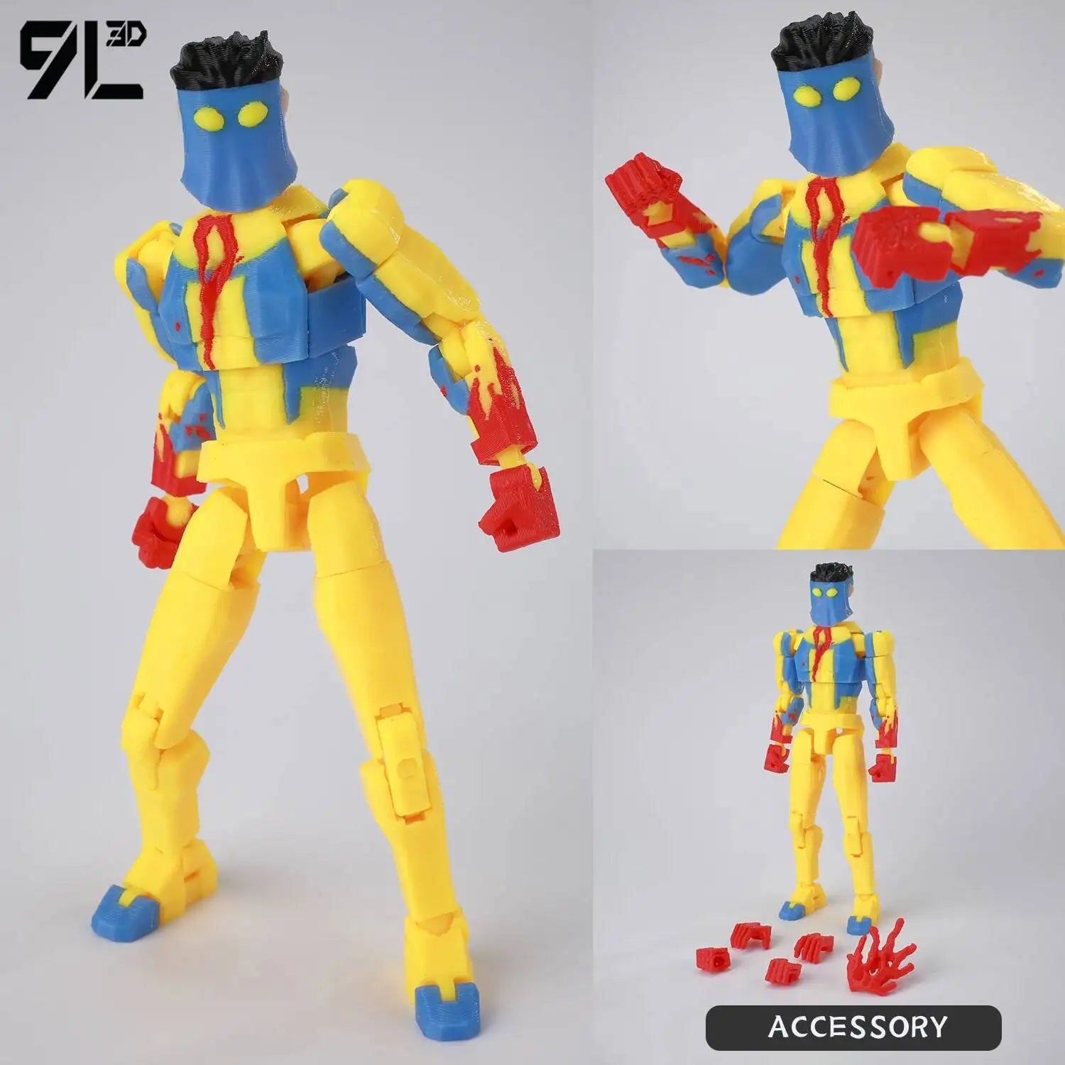 9L3D Printe Dummy13 T13 Unbeatable Mark Grayson Bulletproof Mark Grayson Action Figure Anime Collectible Model Toy For Kids Gift