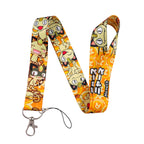 Cute Anime Lanyards For Key Neck Strap Lanyards ID Badge Holder Keychain Key Holder Hang Rope Keyrings Accessories Gifts