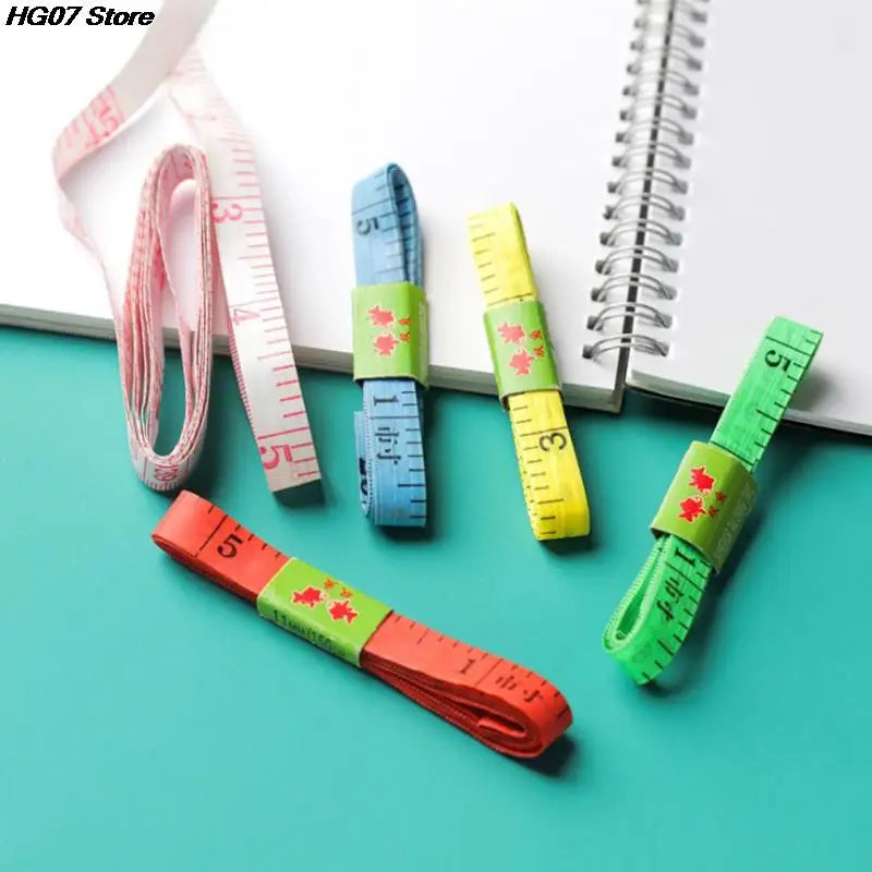 10 Pieces 1.5 Meter Soft Flat Mini Measuring Tape, Dual Scale Centimeter & Meter Flexible Portable Tape Ruler, Lightweight Handy