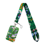 Japanese Anime Monsters Neck Strap Lanyard for Keys Keychain Badge Holder ID Credit Card Pass Mobile Phone Charm Accessories