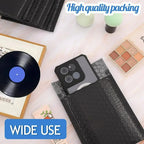 10/60x Bubble Mailers Self Seal Padded Envelopes Waterproof Business Mailing Packages Multi-size Shipping Bags Black White Pink