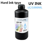 UV Hard Ink 1000ML UV Ink For Epson XP600 TX800 XP-600 L800 L805 L1800 R290 R300 1390 1400 1410 1430 DX5 DX7 DX10 UV Printer