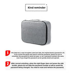 Lockable Document Storage Bag Multi Compartment Passport Card Certificate Organizer Travel Household Important File Box