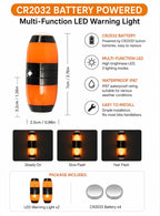 2Pcs Bicycle Handlebar Plug LED Light Intelligent Turn Signal Waterproof MTB Bar End Warning Lamp Night USB Rechargeable