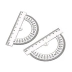 Plastic Set Square Professional With Handle Drafting Tools Scale Ruler Geometry Transparent Angle Protractor School Office