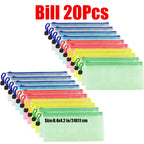 Zipper Documents Bag A4/A5 Plastic Folders A3 Transparent Waterproo File Organize Storage Bag School Office Stationery Supplies