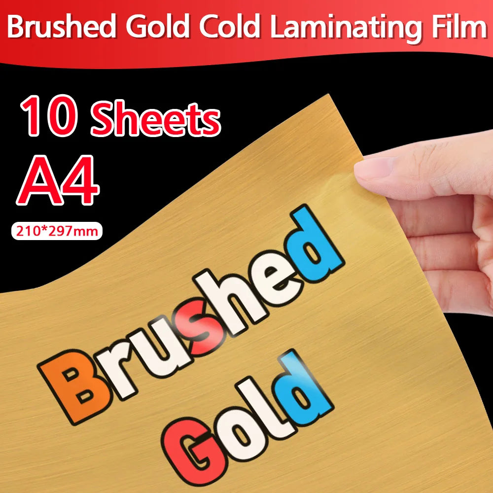 10/20/30/40/50/100 Sheets Printable Vinyl Sticker Paper A4 White Glossy Waterproof Self-Adhesive Copy Paper for Inkjet Printer