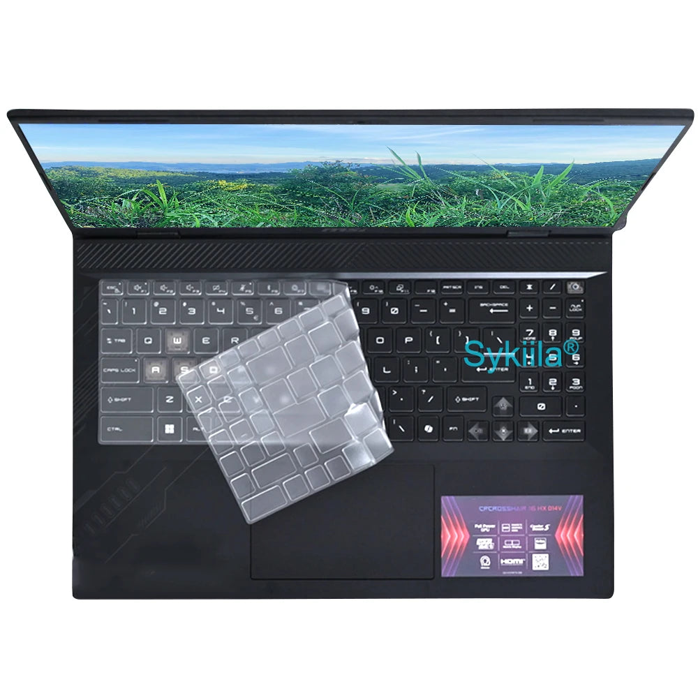 Keyboard Cover for MSI Crosshair 16 15 17 18 HX AI A2XW D14V A11U 12U B12U C12V Gaming Protector Skin Case Silicone 15.6 17.3