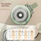 316 Stainless Steel Insulated Water Bottle with Cup Portable Vacuum Flask for Outdoor Activities Handheld Tumbler Keep 24Hr Cold